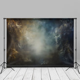 Alt Meister Blau Gelb Nebel Fotografie Hintergrund